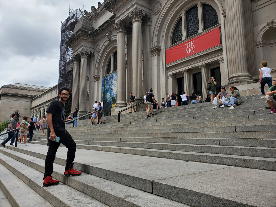 Ziad Siddiqui (Co-Founder) exploring The MET in NYC